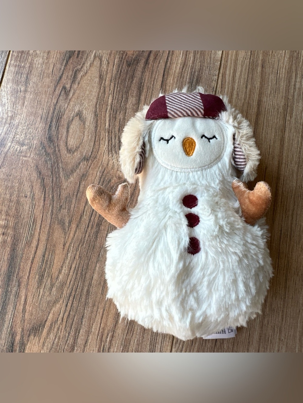 Lot 5 Slumberkins Minis Snow Winter Holiday Bunny Snowman Owl Penguin Dragonfly - Picture 4 of 11